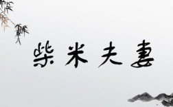 柴米夫妻是什么意思_近義詞_來(lái)源