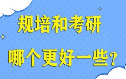 規(guī)培和考研哪個(gè)更好一些