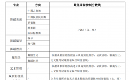 2024年北京舞蹈學(xué)院分?jǐn)?shù)線