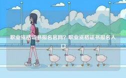 職業(yè)資格證書(shū)報(bào)名官網(wǎng)？職業(yè)資格證書(shū)報(bào)名入口