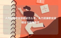人力資源職業(yè)資格證怎么考，人力資源職業(yè)資格證書報(bào)考條件