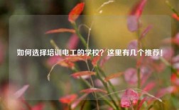 如何選擇培訓電工的學校？這里有幾個推薦！
