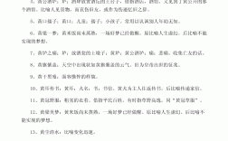 黃字開(kāi)頭的成語(yǔ)
