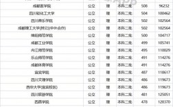 四川二本大學有哪些學校名單(2023年四川二本大學錄取分數線)