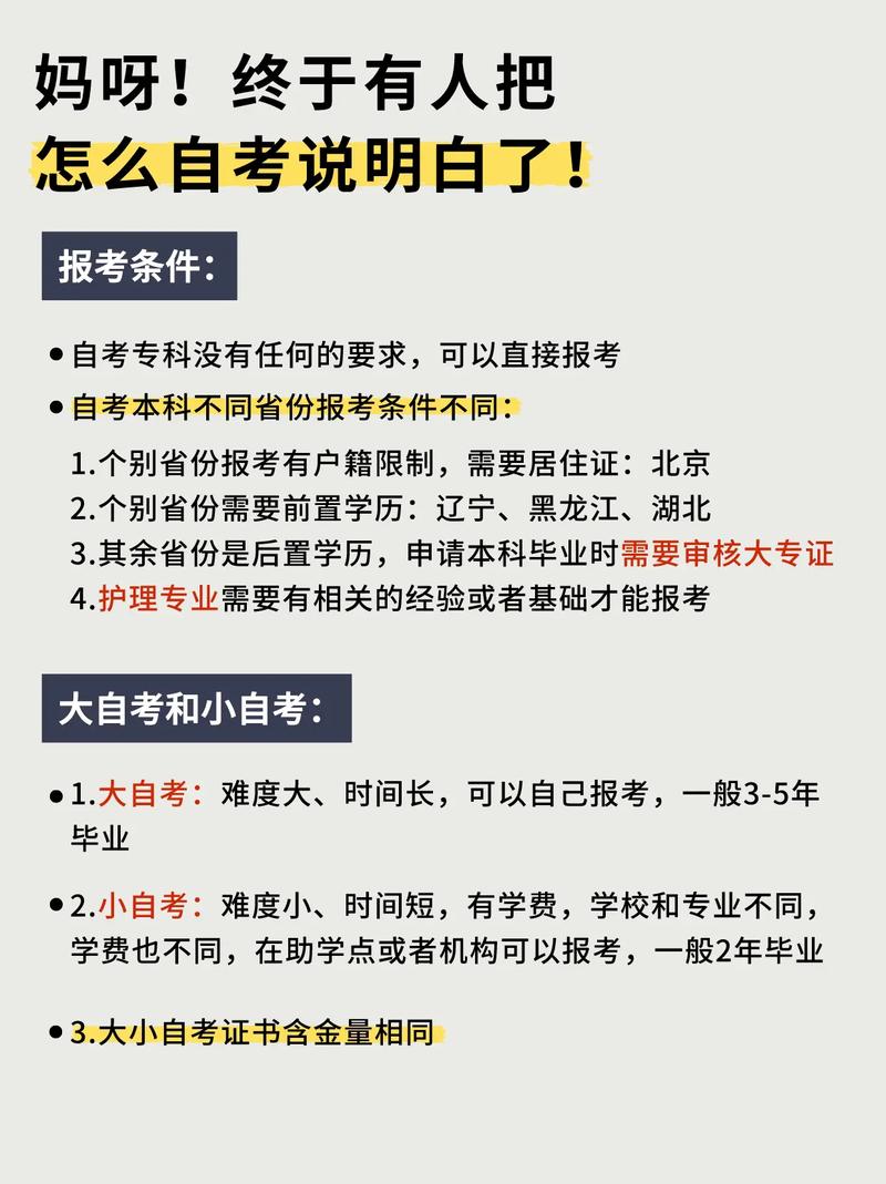 大專(zhuān)自考怎么報(bào)名考什么-圖1