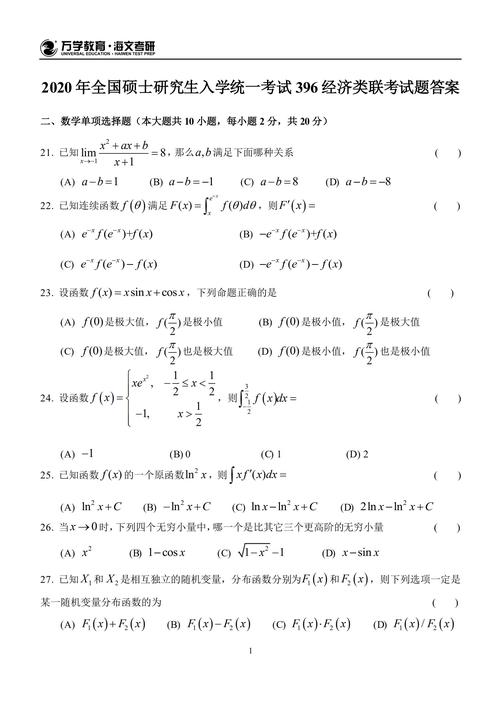 396經(jīng)濟(jì)類(lèi)聯(lián)考題型及分值(396買(mǎi)什么資料比較好)-圖1