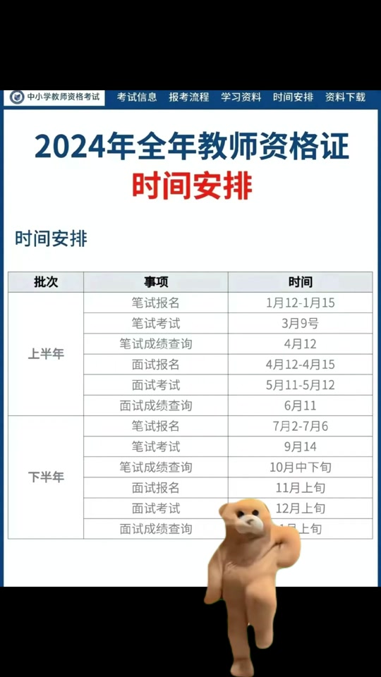 教資認(rèn)定時(shí)間(2024教資下半年是幾月幾號(hào))-圖1