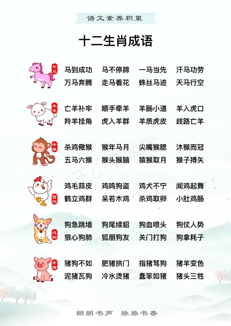 十二生肖成語(yǔ)-圖1