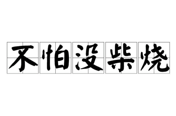 留得青山在不怕沒(méi)柴燒的解釋_近義詞_反義詞-圖1